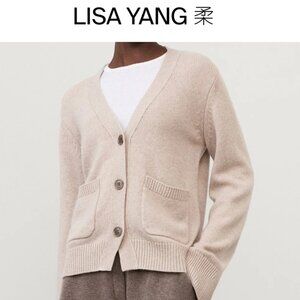 LISA YANG Beige Danni Cardigan XS (0)